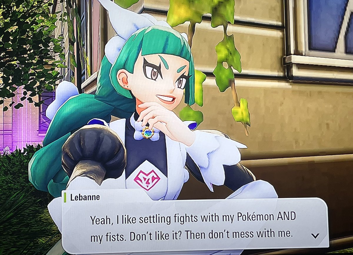 Demidevil_NB's tweet photo. Crazy to see Ashnikko in a pokemon game 💙 @ashnikko #ashnikko https://t.co/JFI4T9z3bF