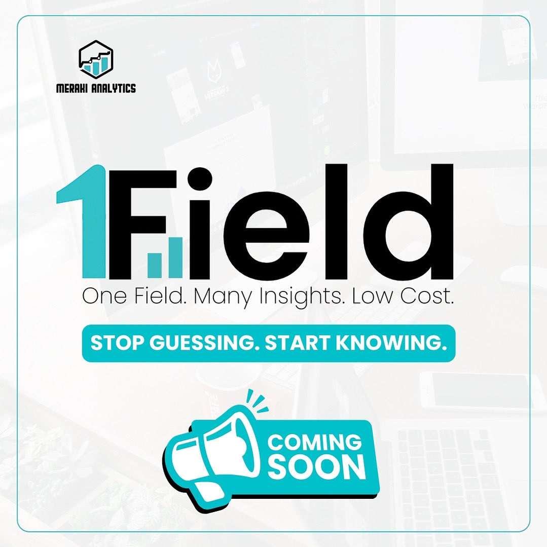 AnalyticsMeraki's tweet photo. Something new is coming.
Something of its first.
Something OneField. 📊🙌🏾💻
Share this post and tag us to help unfold what it is
#OneField #MerakiAnalytics
OneField is here to change the game, and we’re all part of it. https://t.co/F4PqQahJtI