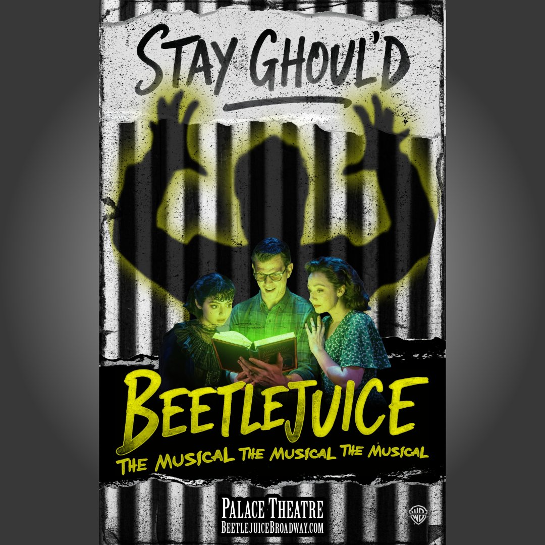 joelremixed's tweet photo. Beetlejuice returns to Broadway - poster mash-up edition pt. 2! Beetlejuice vs. The Outsiders &amp; Evita!

He's back on Broadway at the Palace Theatre Oct 8 → Jan 3!

#beetlejuicemusical #beetlejuicebroadway #beetlejuicefanart #fanart #nyc #palacetheatre #evita #outsidersmusical https://t.co/7qRJMJ2Dpa