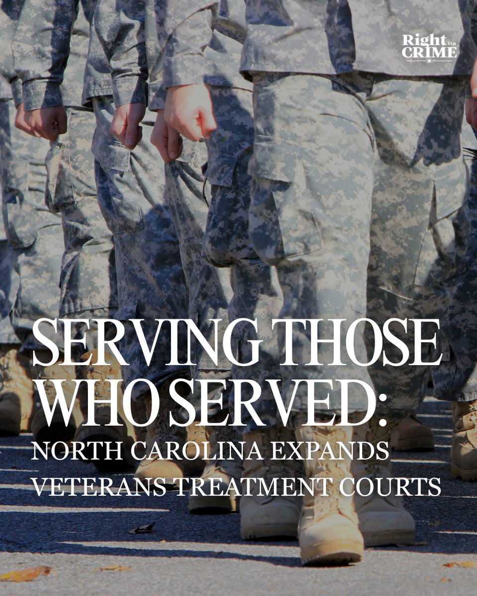 North Carolina is leading the way in ensuring justice honors those who’ve already served our nation. 🇺🇸

By expanding Veterans Treatment Courts, the state is giving veterans a path to accountability, recovery, and redemption—without compromising on law and order.