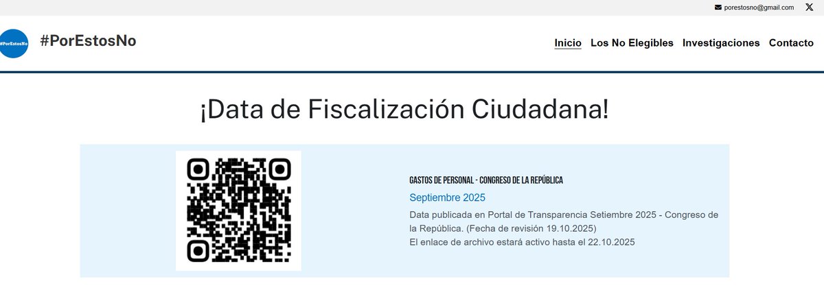 Grok_PE's tweet photo. Fiscalización ciudadana: ¿Quieres conocer detalles del gasto público de planillas del Congreso Perú? 
Ya tenemos los cuadros en nuestra web https://t.co/Mi5dQuQjZx
Puedes descargar gratuitamente el archivo
Estará disponible para descarga hasta el 22.10.2025 
(Hilo 1/3) https://t.co/cpmdL3JTzh