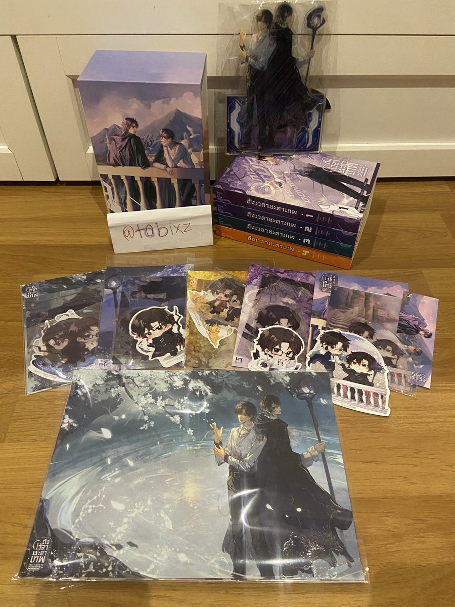 t0bixz's tweet photo. Boxset ถึงเวลาชะตาเทพ ของแถมตามภาพ
โปสเตอร์ 5 ใบ 1,500 รวมส่ง 
พร้อมโอน 1300 รวมส่ง
จัดส่งภายใน 3 วันหลังวันโอน 
รับผ่อน มัดจำ 50%
#ถึงเวลาชะตาเทพ #นิยายวาย #นิยายวายมือสองสภาพดี  #นิยายวายมือสอง #นิยายวายแนะนํา #นิยายวายราคาถูก #นิยายวายแปลจีน https://t.co/r9MuOCYscI