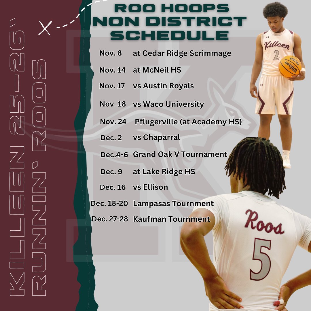 Killeen Runnin Roos Basketball tweet media