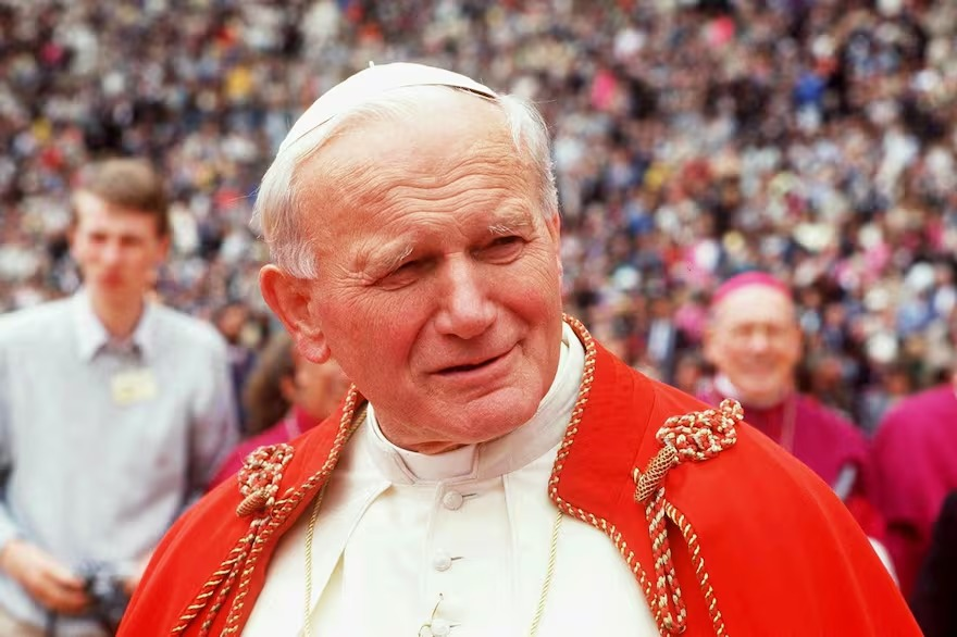 MarioNawfal's tweet photo. 🇻🇦🇵🇱 SAINT JOHN PAUL II: THE POPE WHO HELPED BRING DOWN COMMUNISM

Today, October 22, the Church celebrates the feast of St. John Paul II, one of the most influential popes of the modern era.

Born Karol Wojtyła in 1920 in Nazi-occupied Poland, he survived war, dictatorship, and an assassination attempt to become a global voice for freedom and faith.

Elected pope in 1978, he led the Church for over 26 years, the second longest pontificate in history, and played a key role in the collapse of communist regimes in Eastern Europe.

He created World Youth Day, traveled to over 100 countries, and preached reconciliation even in the face of violence.

Saint John Paul II remains a towering figure, not just in Catholicism, but in world history.

Source: La Nación