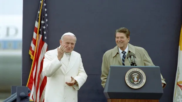 MarioNawfal's tweet photo. 🇻🇦🇵🇱 SAINT JOHN PAUL II: THE POPE WHO HELPED BRING DOWN COMMUNISM

Today, October 22, the Church celebrates the feast of St. John Paul II, one of the most influential popes of the modern era.

Born Karol Wojtyła in 1920 in Nazi-occupied Poland, he survived war, dictatorship, and an assassination attempt to become a global voice for freedom and faith.

Elected pope in 1978, he led the Church for over 26 years, the second longest pontificate in history, and played a key role in the collapse of communist regimes in Eastern Europe.

He created World Youth Day, traveled to over 100 countries, and preached reconciliation even in the face of violence.

Saint John Paul II remains a towering figure, not just in Catholicism, but in world history.

Source: La Nación