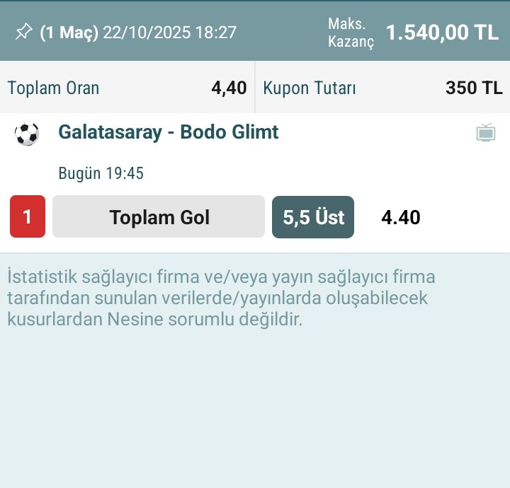 nes1nealonewolf's tweet photo. Bol gollü bir maç bekliyorum. Bol şans🍀🍀🍀🍀
#iddaa #iddaatahmin #nesine #kupondas #alonewolf34 https://t.co/d98KnrTmYQ