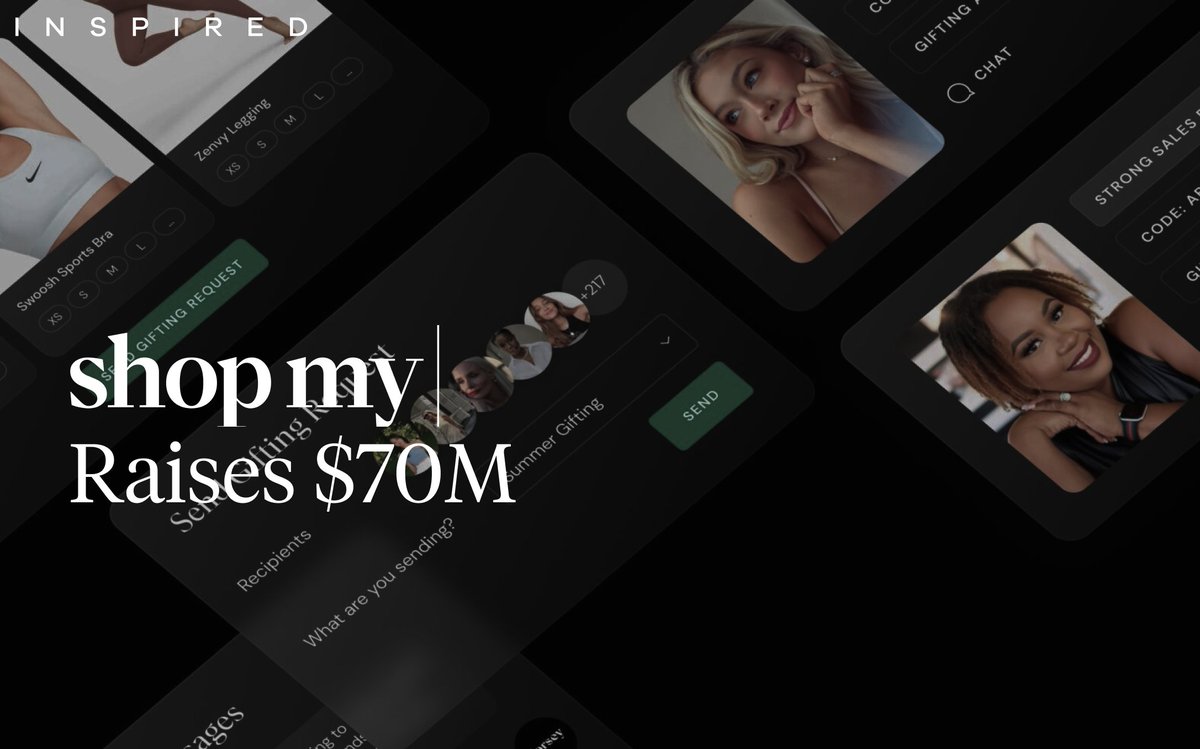 Congrats <a href="/harryrein3/">Harry Rein</a>, Tiffany Lopinsky, Chris Tinsley, and the ShopMy team on raising $70M! 

Since leading ShopMy's Series A in 2023, we've been thrilled to watch them revolutionize commerce across the entire value chain, from creator monetization to brand promotion to consumer