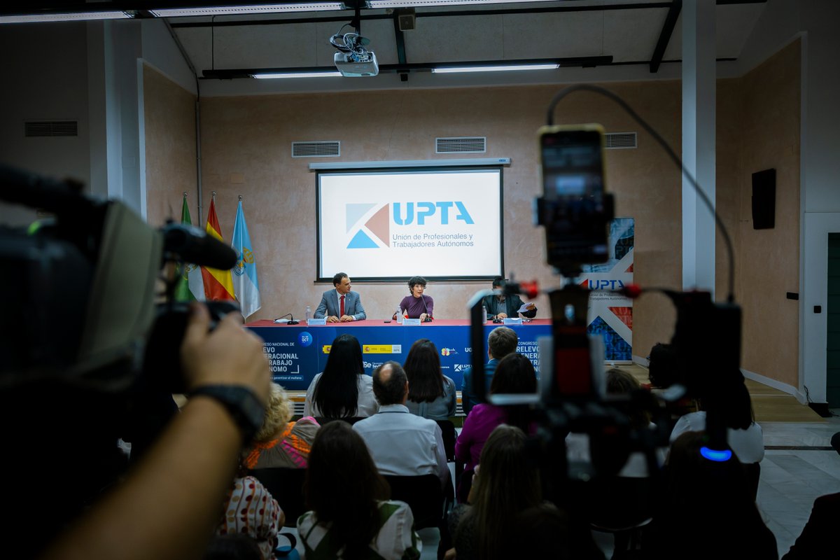 Agradezco sinceramente a <a href="/upta_es/">UPTA España</a> la invitación a su congreso nacional celebrado hoy en Lebrija.

👉 Seguiremos corrigiendo desigualdades y consolidando un sistema de cotización justo que garantice las pensiones a quienes han dedicado su vida al trabajo autónomo.