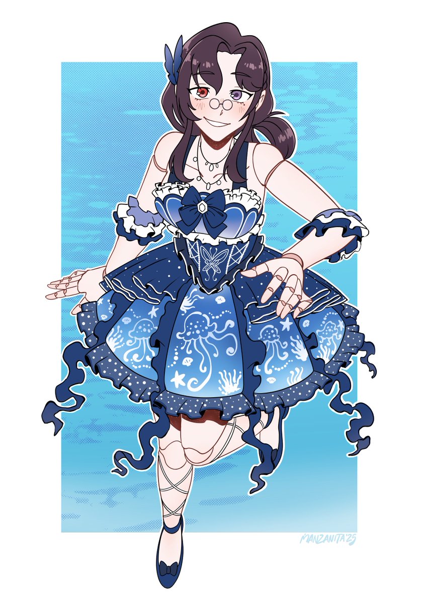 Happy birthday, Lain 💜

Here's to many more years of good times together 🎆

#BlancArt | 🎨<a href="/CrManzana/">Cristina Manzanita 🦝🐔 VGEN COMM OPEN</a>