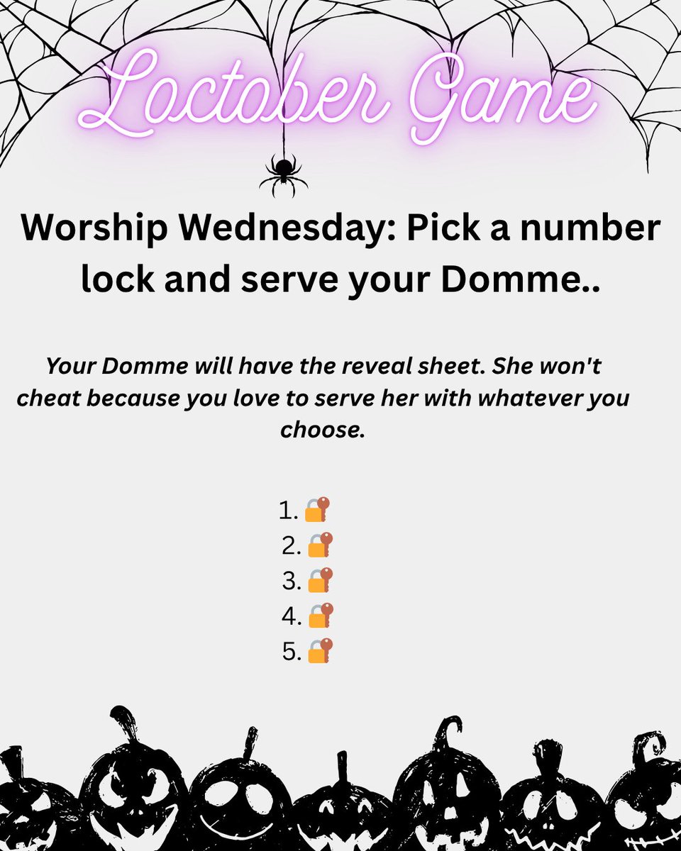 Calling all Dommes and submissives.
Let's play a game. This Can be played every Wednesday. Subs comment. Dommes Retweet(receive reveal sheet after you retweet). My serve methods can be found inside👇🏾
linktr.ee/goddessnikki31