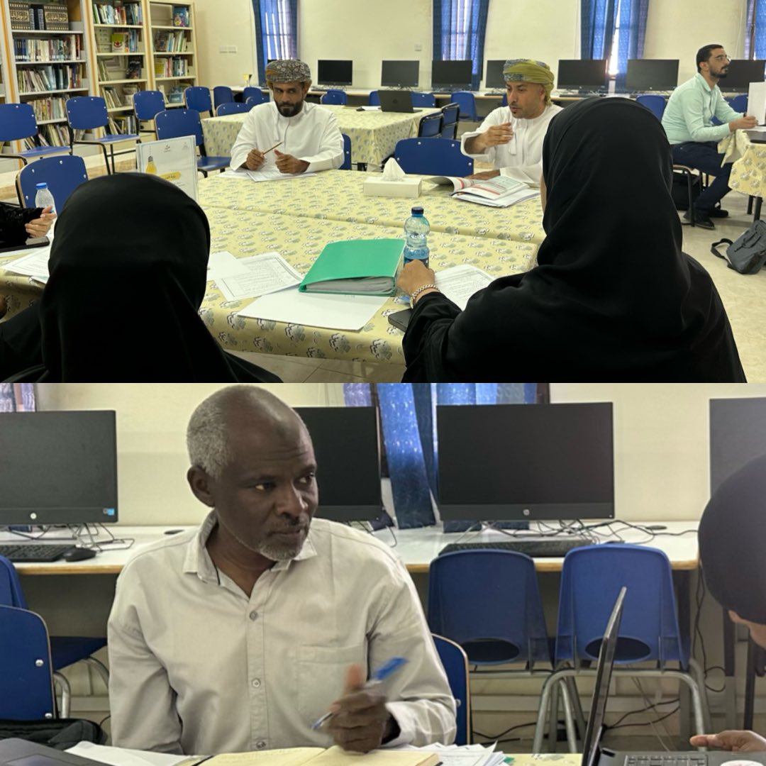 لقاء فريق الاشراف اللامركزي 24 اليوم الثلاثاء الموافق 21/10/2025م مع أعضاء فريق التقويم الذاتي بالمدرسة لتقديم التغذية الراجعة. 
#تعلم_مستدام #تعليمية_ظفار