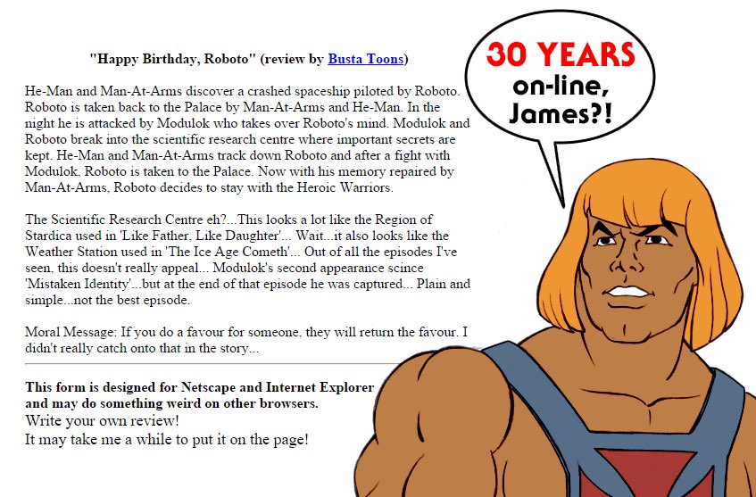CRAZY to think that 30 YEARS AGO I first jumped onto the World Wide Web and became a part of the on-line He-Man and She-Ra community. I was genuinely shocked back in October of 1995 that anyone besides me remembered He-Man and She-Ra… - FULL POST HERE - tinyurl.com/54xz2h29
