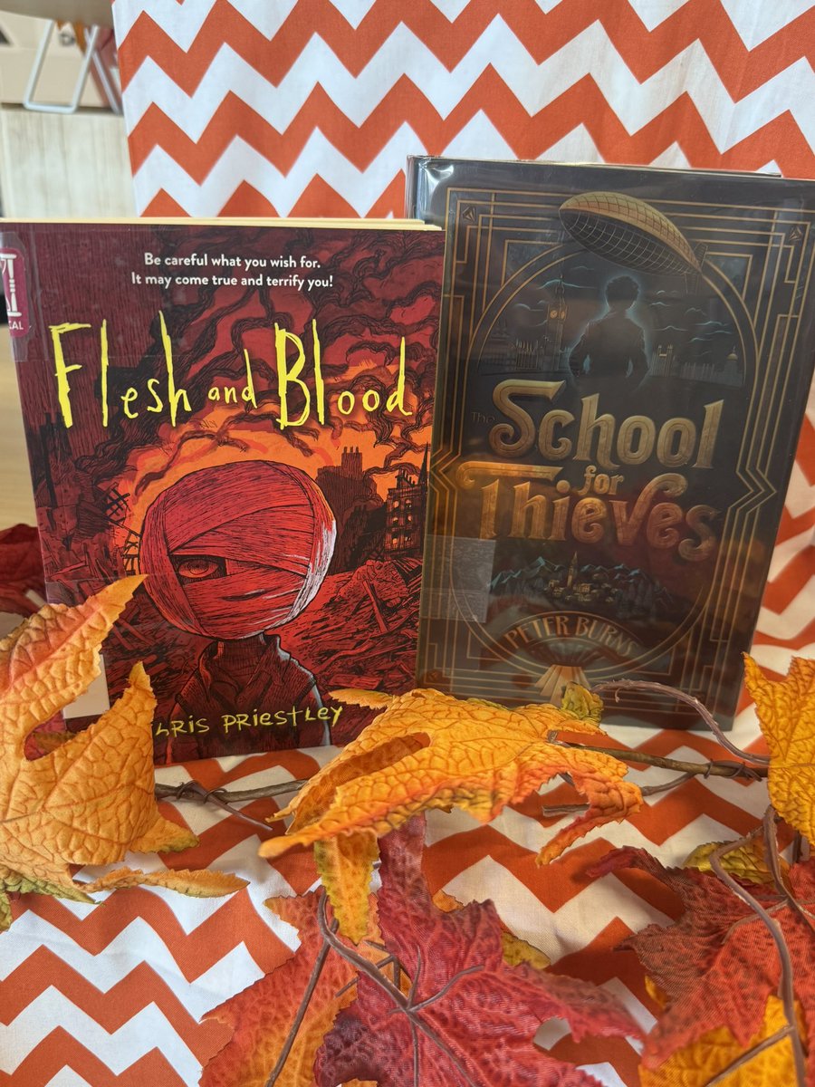 WarhawkLibrary's tweet photo. Take a look at more new titles from our Junior Library Guild subscription hitting the shelves today! 📙🍁 https://t.co/GAEMXjXlug
