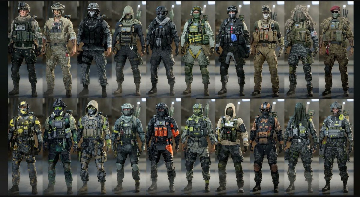 BFBulletin's tweet image. New soldier skins for #Battlefield6 Season 1 📸