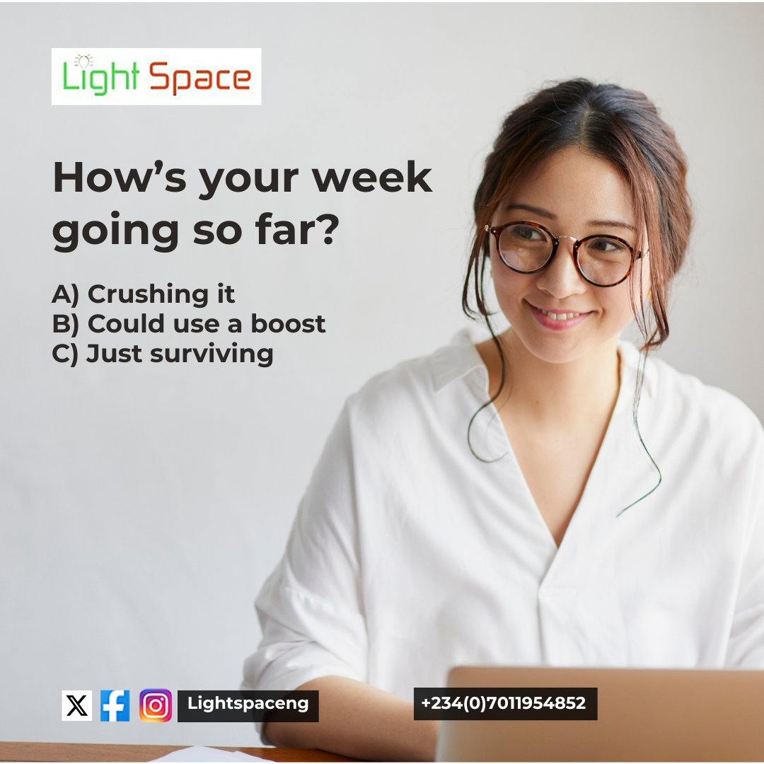 LightSpaceng's tweet photo. How's your week going so far? https://t.co/aHstE6QFYY