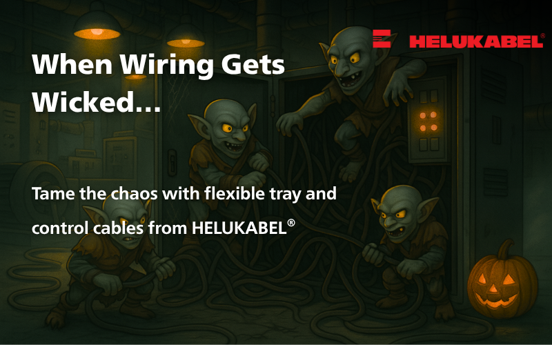 HELUKABELUSA's tweet image. Messy wiring is a Halloween horror story. 👻
HELUKABEL tray/control cables bend, flex, and route clean.
No more chaos in the cabinet.
🔗 ow.ly/LFIf50Xglf6

#HELUKABELUSA #TrayCable 
#ControlCable #Automation