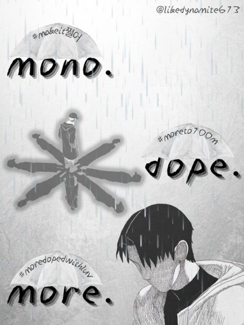 likedynamite613's tweet photo. #moredopedwithluv x #7YearsWithMono 

Come join us #BTSARMY , as we celebrate the beautiful album Mono and stream #MOREto100M + #BTS’ Dope to 1B

🎧: https://t.co/T09d8AHe55

Ready? Let’s #makeit쩔어 🔥 https://t.co/RgXCcqm2gg