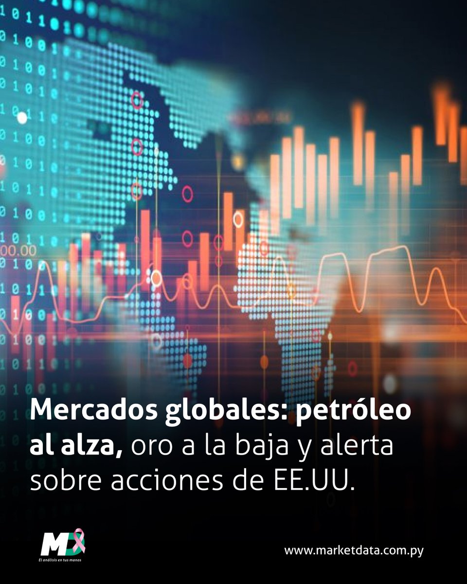 marketdata_py's tweet image. 🌐El petróleo sube casi un 2% impulsado por el optimismo en torno a las negociaciones comerciales, mientras que el oro registra su mayor caída en 12 años tras haber alcanzado un récord histórico.
📍 Leé más en n9.cl/mfwkp