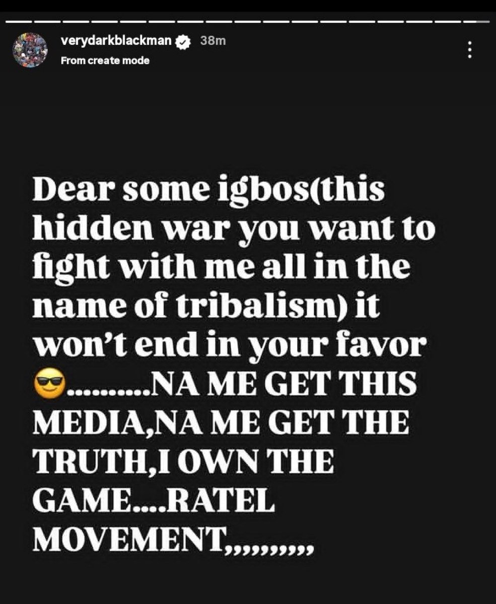 I told you  people this guy would unravel before 2027, this boy is a corn 🌽 boy. The past trend has shown us that whenever anybody wants to go public for APC, the initiation ritual is to publicly attack the Igbos, well, this is his initiation ritual