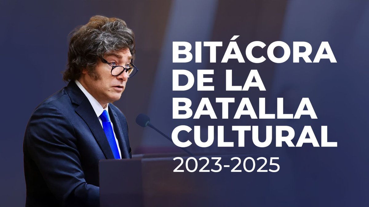 Turios's tweet image. Javier Milei es el presidente que se plantó y defiende los valores de Occidente que van a hacer grande a nuestro país.

Es tiempo de votar por el futuro que merecemos y dejar el pasado de miseria atrás. 

👉 Entrá a culturamilei.com y conocé todos los hitos de esta batalla…