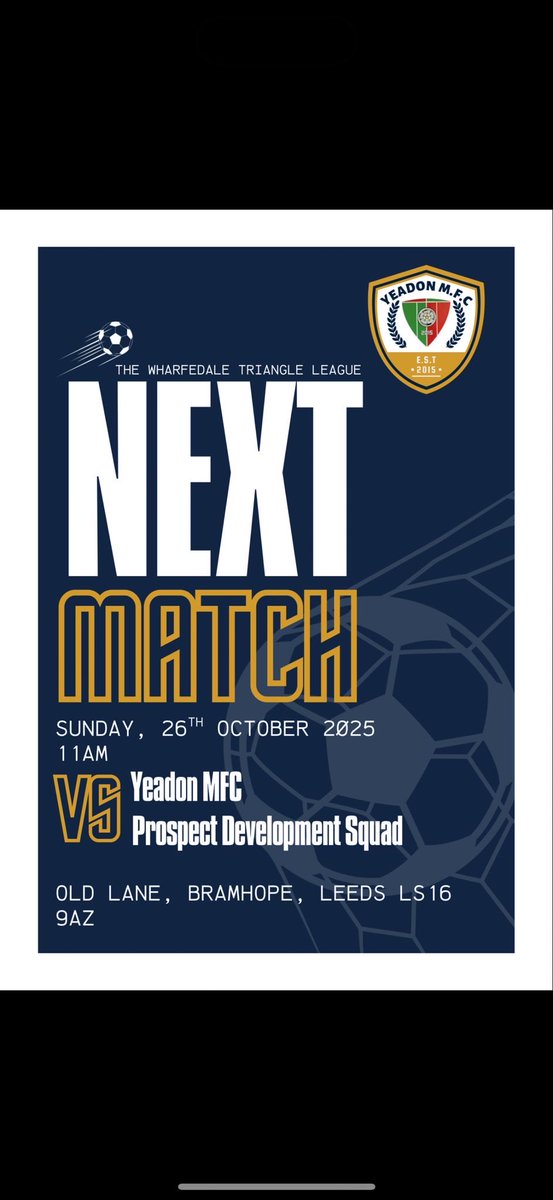 Yeadon MFC tweet media