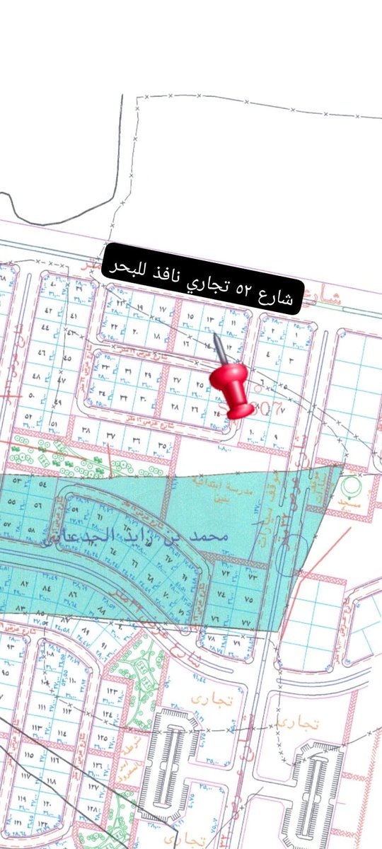 **للبيــــــــــــع ارض تجارية في مخطط جوهره العروس الجزء ١ها رقم القطعة ١٣ مساحة ٨٠٦ شارع ٥٢ تجاري نافذ من طريق دره العروس الا البحر موقع الأرض مميز ونضيف من النطاقات السعر  ٢مليون و٤٠٠الف صافي صفة العرض مباشر من المالك*