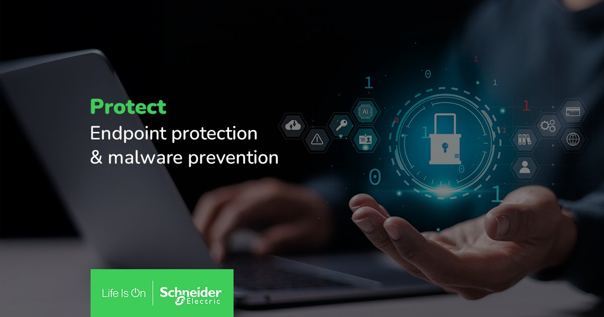 chan_kum_yuen's tweet image. Cybersecurity is beyond defense. With Schneider Electric Cybersecurity services, you can Permit access securely, Protect your systems, Detect threats in real time, and Respond with confidence. 

Safeguard your infrastructure today.
spr.ly/6018A75o2

#LifeIsOn