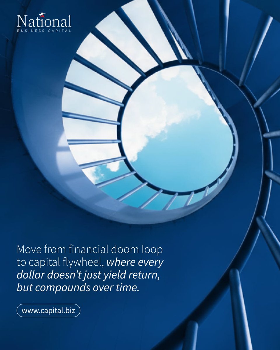 This October, we explore how companies move from financial doom loop to capital flywheel, where every dollar doesn’t just yield returns, but compounds over time.
👉 Read Anchor Article: From Financial Doom Loop to Capital Flywheel [nationalbusinesscapital.com/blog/from-fina…]
