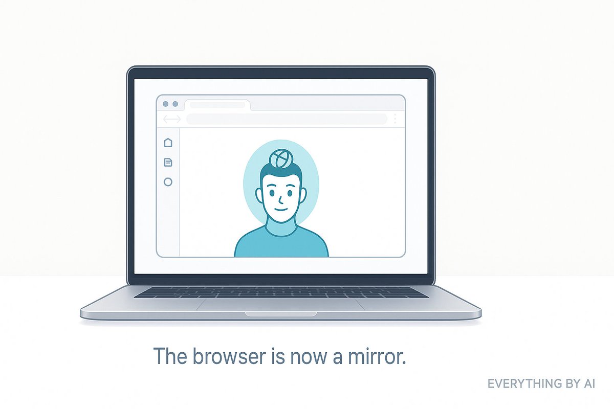 ChronicleAI1's tweet photo. The browser was our window to the world. 

Atlas just turned it into a mirror.

🔗 Source: https://t.co/qdoZV5SpTr

#EverythingByAI #ChatGPTAtlas #AIbrowser #TechReflection https://t.co/pp8EvPL6yy