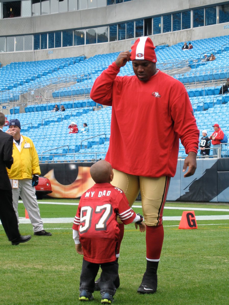 Former SF 49ers player &amp; NFL Hall of Famer Bryant Young lost his son Colby to brain cancer when he was only 15 years old. Now he's teaming up with Vs. Cancer to help other families facing the same fight. Read more about Bryant's story at bit.ly/4nWseKR