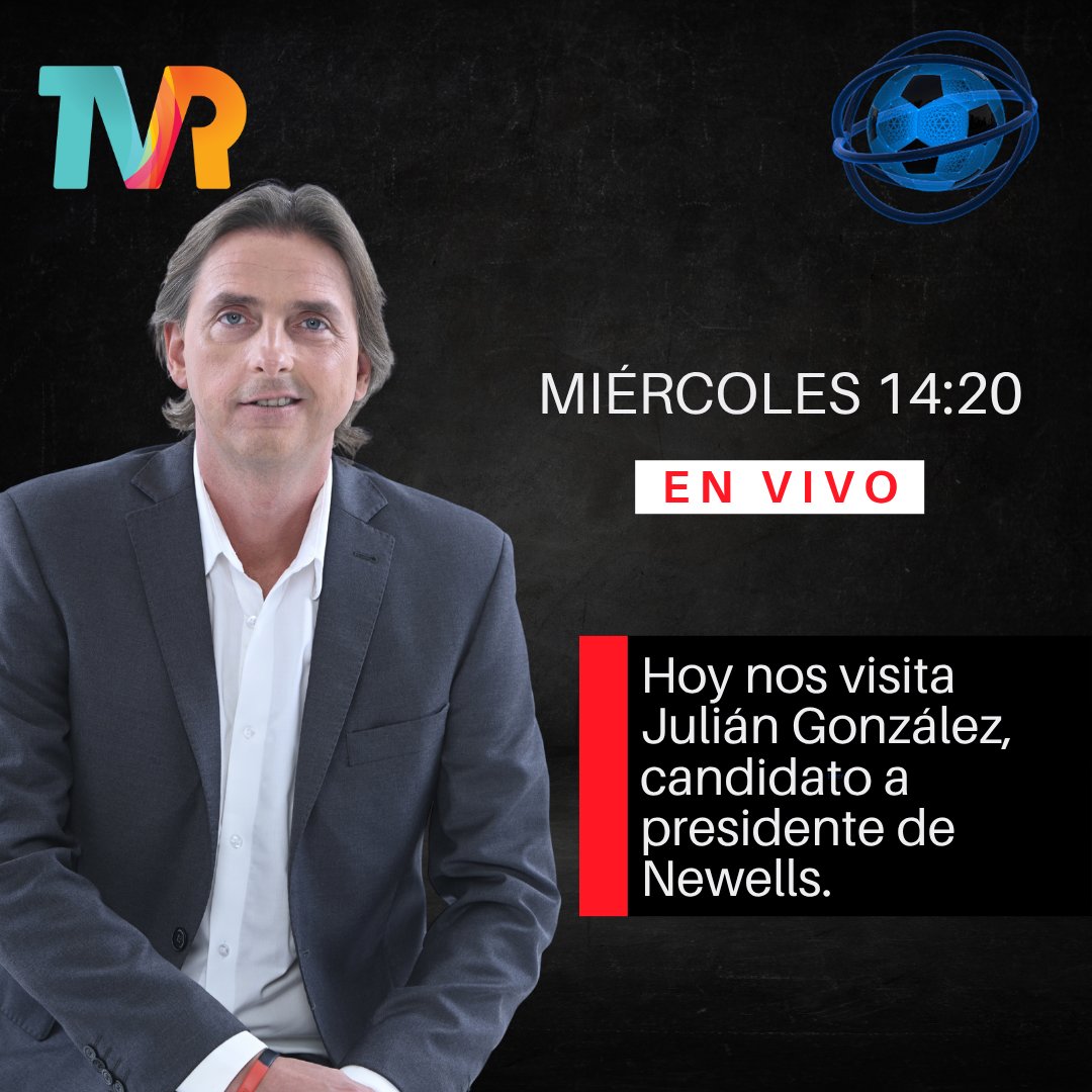 🔴EN VIVO

Esta tarde a partir de las 14:20 vamos a hablar de la actualidad de los equipos de la ciudad.

Hoy con la visita de <a href="/GonzalezJuli78/">Julián Gonzalez</a>, a la espera del fallo que le permita o no ser candidato en #Newells.

💻youtube.com/@sdeportivo 

😎¡Los esperamos!