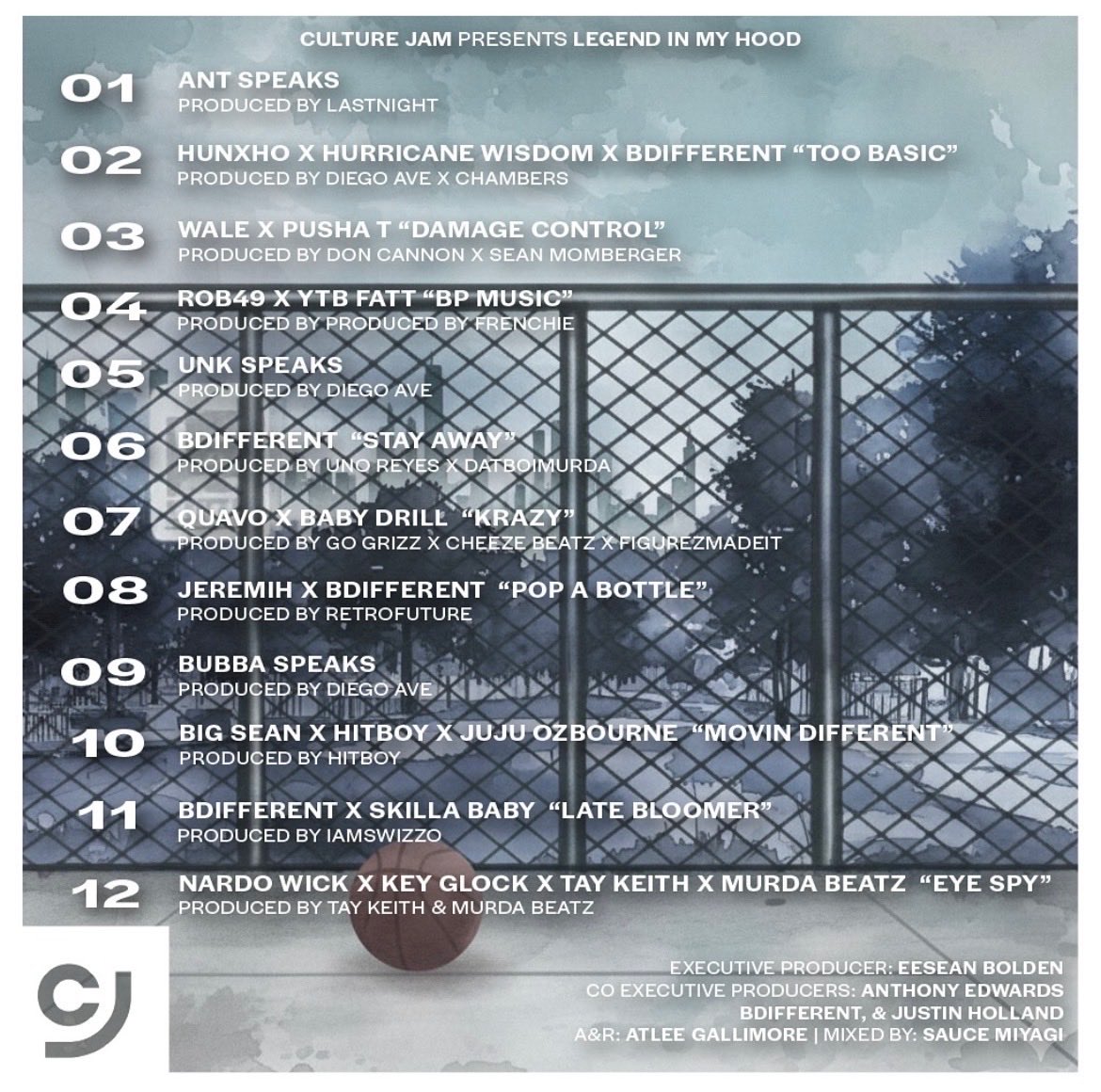 👤ANTHONY EDWARDS👤

💿LEGEND IN MY HOOD💿

▫️NEW ALBUM CURATED BY ANTHONY EDWARDS▫️

FEATURES:

▫️PUSHA T
▫️WALE
▫️BIG SEAN
▫️QUAVO
▫️KEY GLOCK
▫️ROB49
▫️YTB FATT
▫️SKILLA BABY
▫️HUNXHO
▫️NARDO WICK
▫️BDIFFERENT
▫️HIT-BOY
▫️BABY DRILL
▫️TAY KEITH
▫️MURDA BEATZ
▫️JEREMIH
▫️JUJU