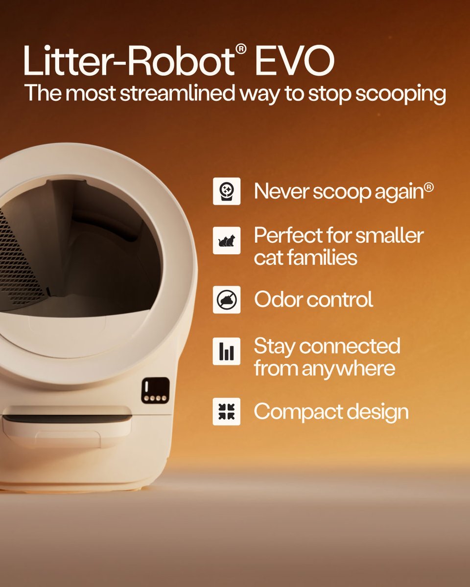 The next big little thing. ✨ 

Small. Smart. Self-cleaning. Just like your cat.