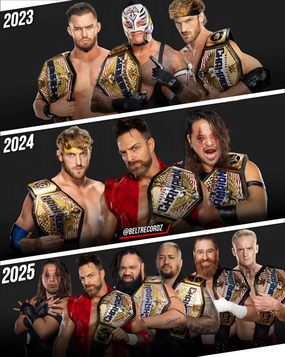 Every WWE United States Champion in the Last 2 Years..