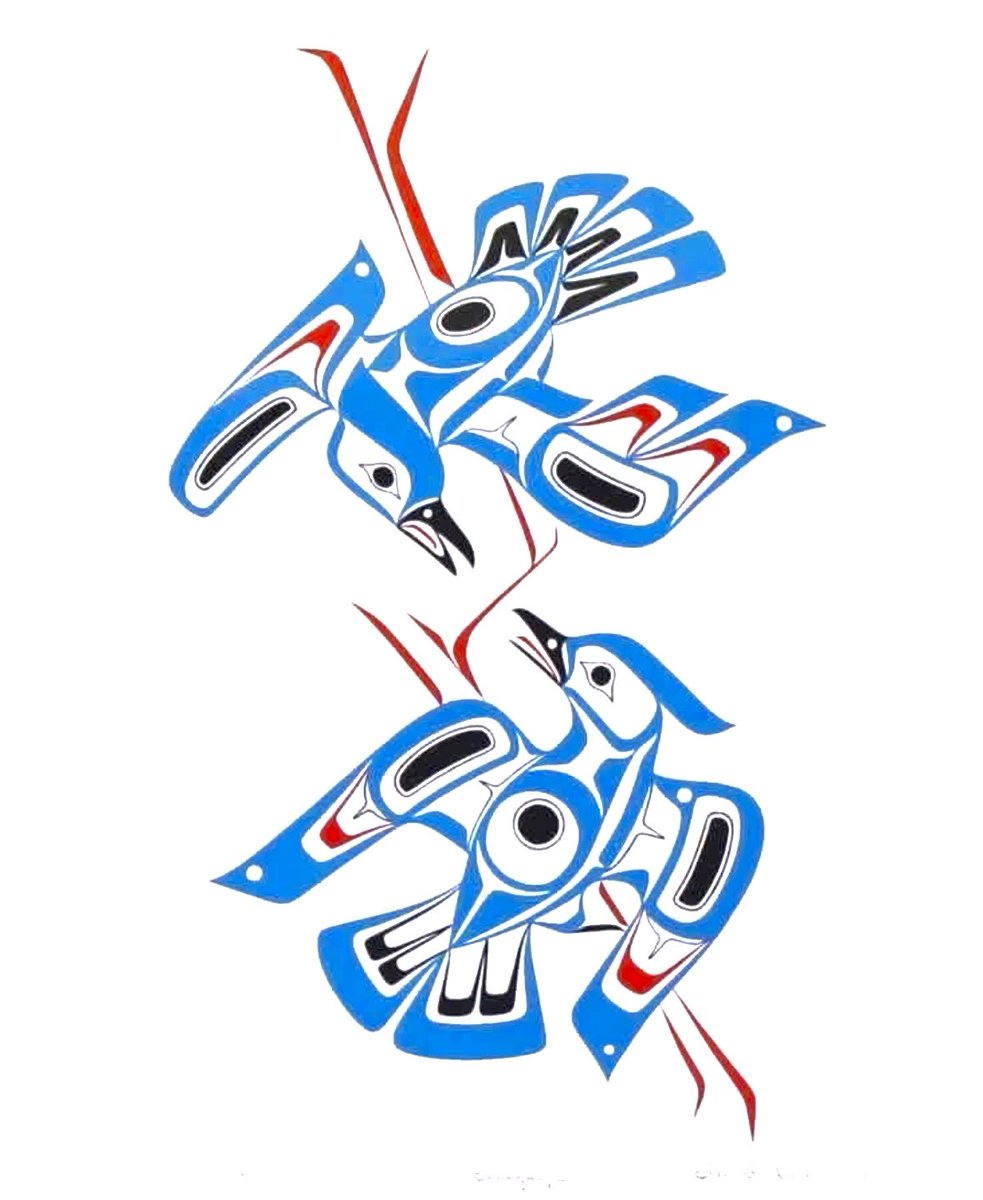 Dominic Beaudry (@dhkbeau) on Twitter photo In Ojibwe our word for blue jay is gwiingwiish (pronounced gweeng-gweesh). Haida art by Glen Rabena. In Ojibwe our word for blue jay is gwiingwiish (pronounced gweeng-gweesh). Haida art by Glen Rabena.