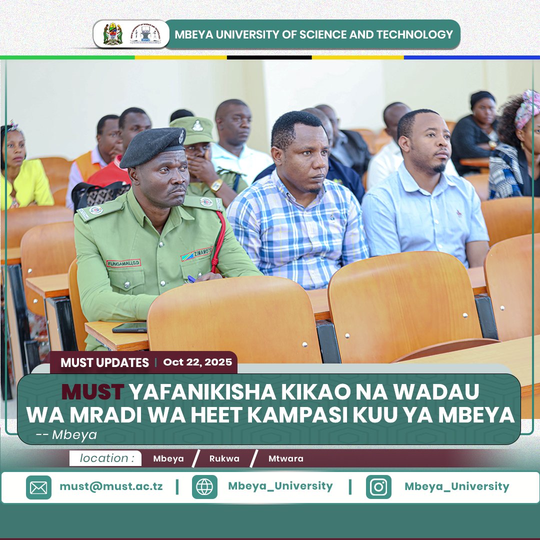 Mbeya University of Science and Technology tweet media