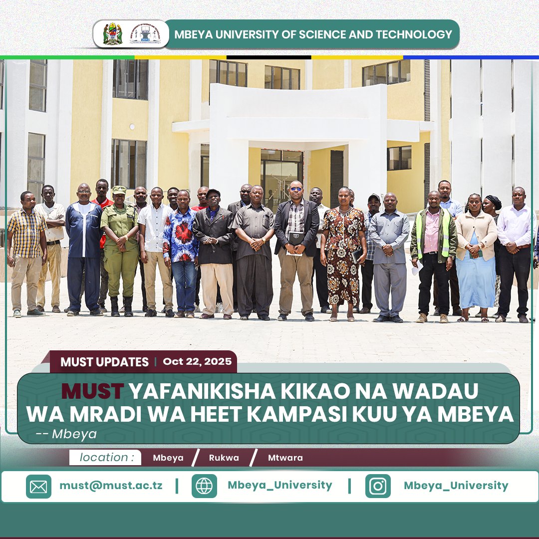 Mbeya University of Science and Technology tweet media