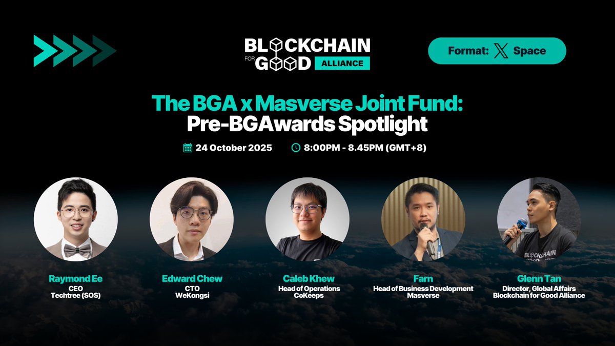 Blockchain for Good Alliance (BGA) tweet media
