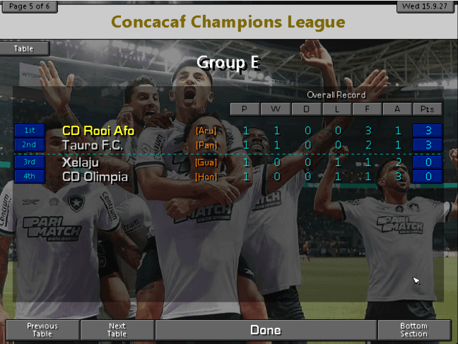 caymannan s4 - CL group is a lot more manageable, having avoided US teams in the draw.