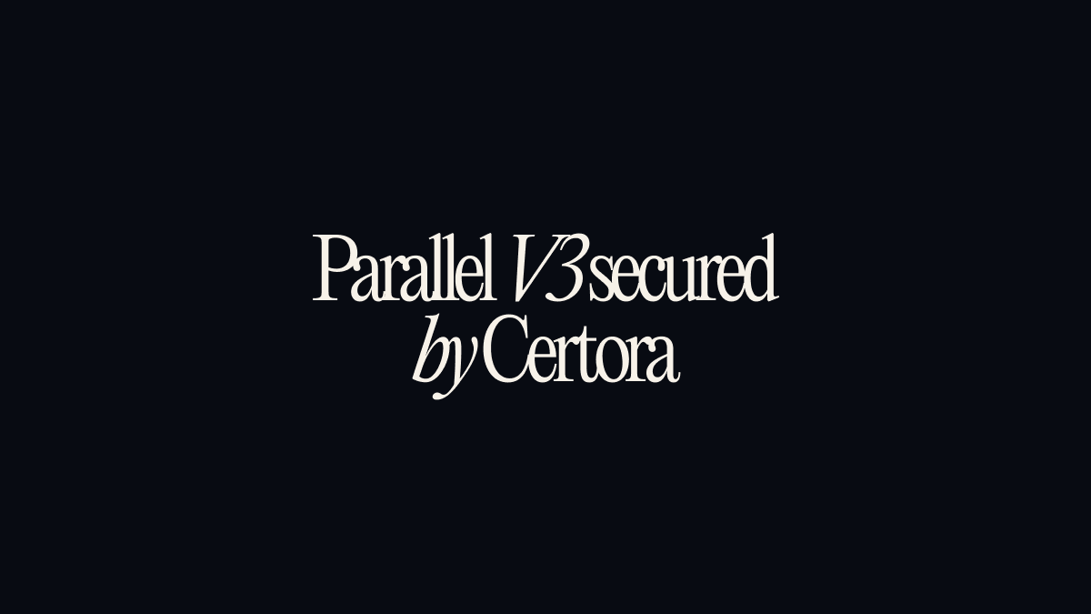 Big thanks to <a href="/CertoraInc/">Certora</a> for the security assessment and formal verification 🤝

Appreciate the rigor and partnership as always.

📄 Full report ↓