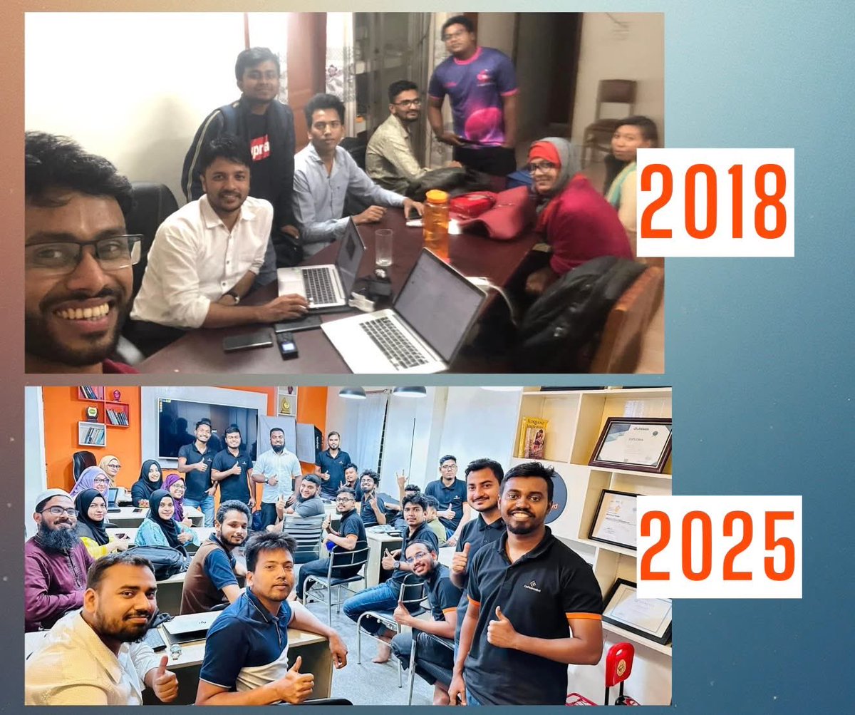 codemanbd's tweet image. ২০১৮ সালে ছোট পরিসরে শুরু করেছিলাম একটি রুম থেকে, তখন অনলাইনে শিখাবো এটা ভাবাটাই দুরূহ ছিলো, জুম-মিট ছিলো না। ক্রাউডকাস্ট, গো টু মিটিং অ্যাপ-এ স্ক্রিন আগে আসে তো কথা পরে এমন একটা অবস্থা ছিলো। একাই নিতাম ক্লাস, প্রতিদিন ১৬-১৮ ঘণ্টা এসাইনমেন্ট দেখা ❤️ #CodemanBD