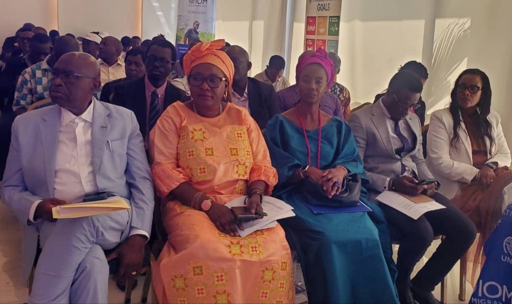 MGovsl33100's tweet image. Sierra Leone is stepping up! 🇸🇱
The country launches its National Implementation Plan for the #GCM &amp;amp; a new Coordination Mechanism (NCM).
Minister @KargboMelr41180 calls for  a &quot;whole-of-society&quot; approach. #SierraLeone #RegularMigration
@julius_maadabio 
facebook.com/share/p/19BHAn…