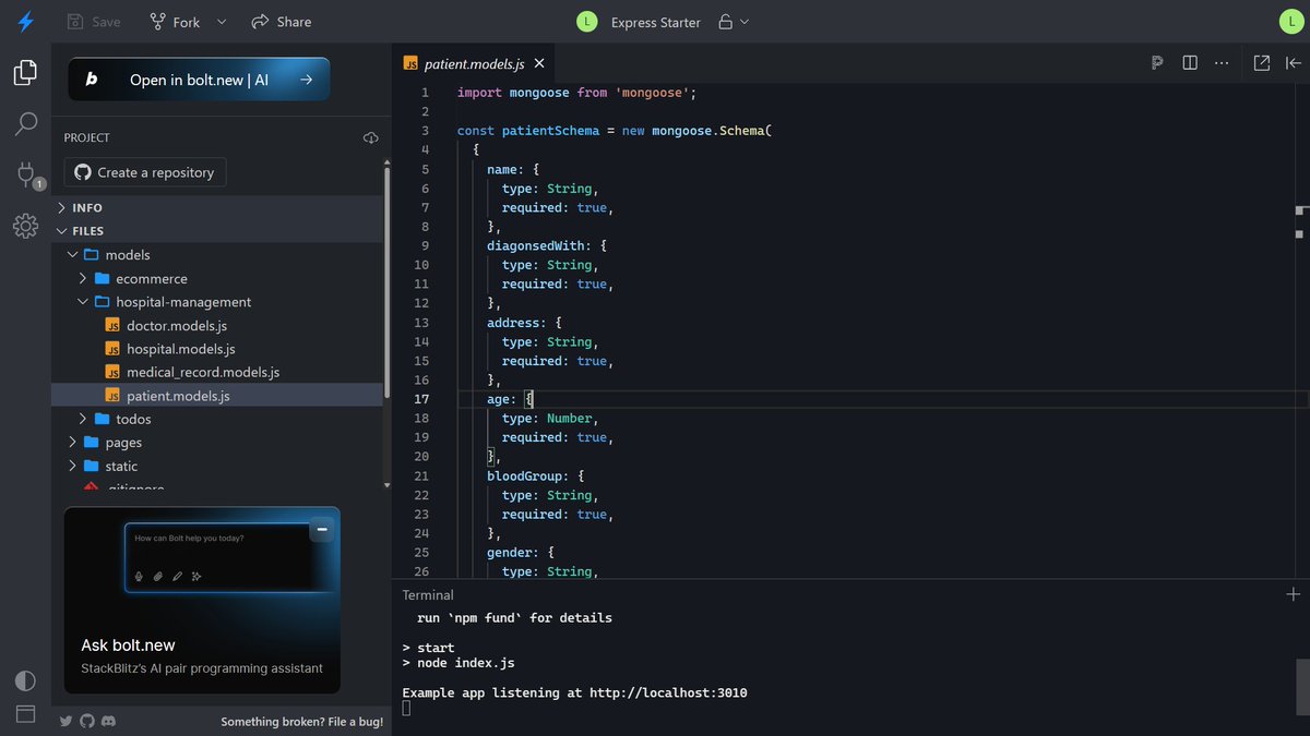 codeXninjaDev's tweet image. Day 6 of #BackendNinjaChallenge🥷by @ChaiCodeHQ @Hiteshdotcom 
Built data models for Ecommerce & Hospital Management systems using Mongoose! Designed Category, Product, Order, User, Doctor, Patient & Hospital schemas. Real-world DB design unlocked!🔥
#BackendDevelopment #WebDev