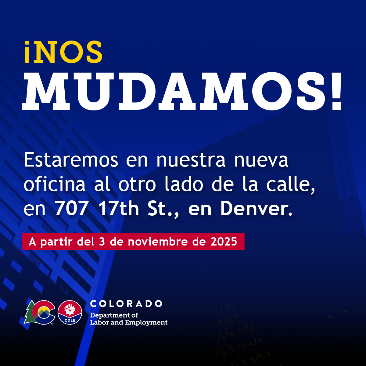 Colorado Department of Labor and Employment tweet media