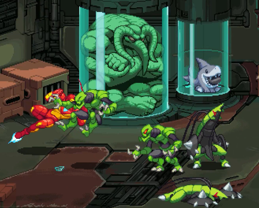 Man-Thing and Jeff spotted