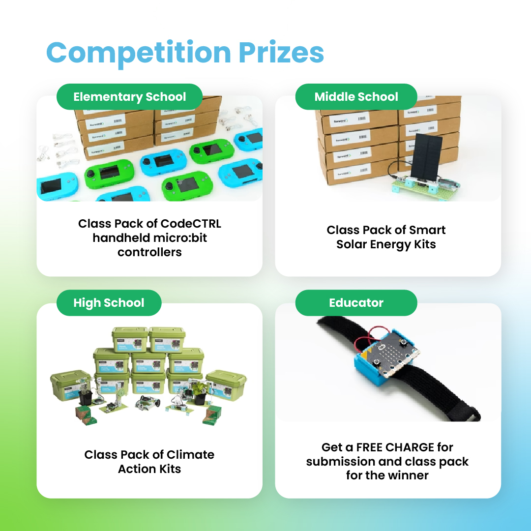 Forward__EDU's tweet image. 🌎 The AI for Good Competition with micro:bit is here! ✨
Students & educators are invited to design AI-powered solutions to real-world challenges using the micro:bit.
There are over $10K in prizes up for grabs! 🎁
Register now ➡️ lnkd.in/ecEZX6GD