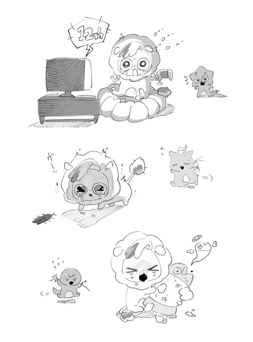 すぐ泣いちゃうｶﾞｵとﾏﾙくんたち