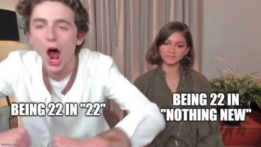 Being 22 in Taylor Swift songs