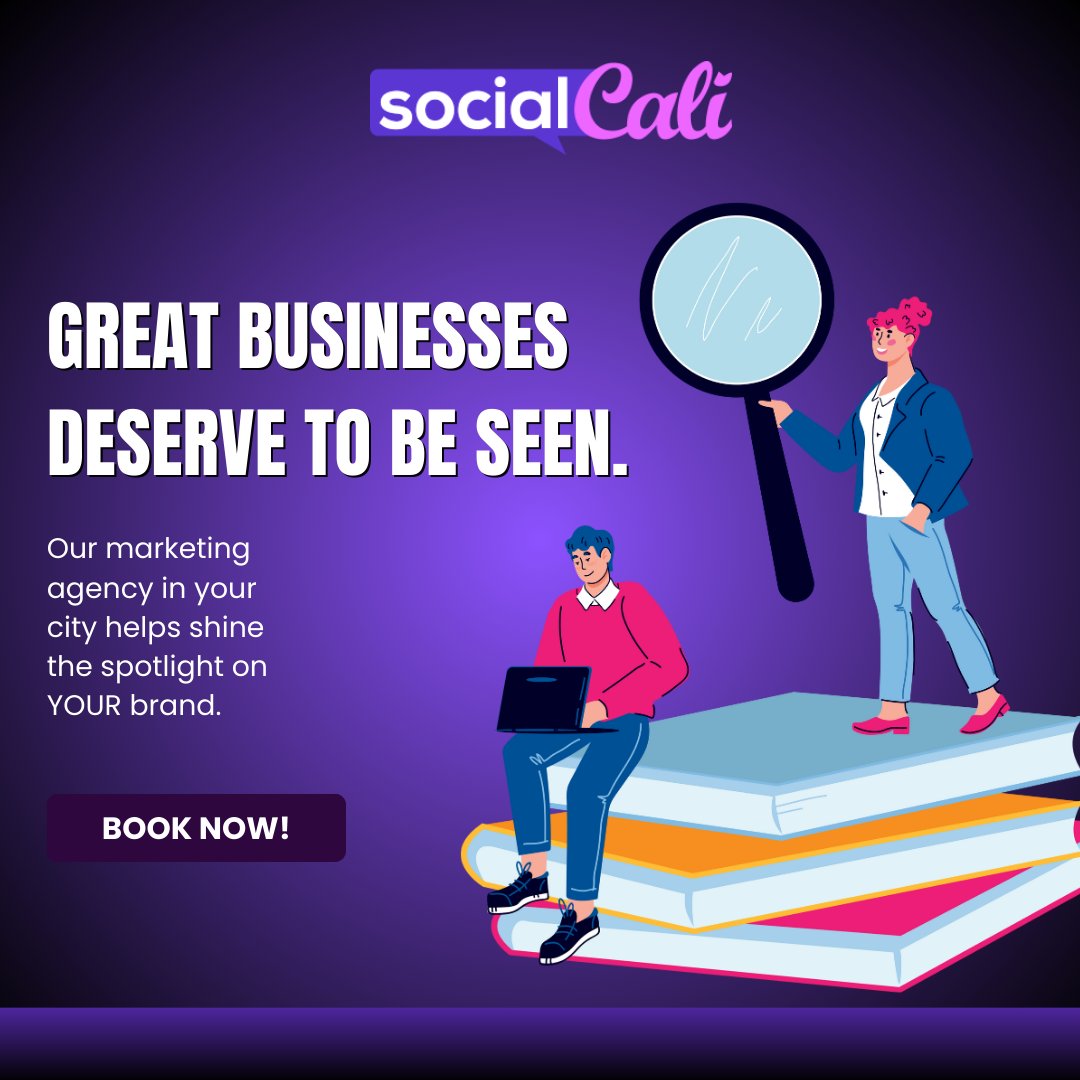 socialcali_'s tweet image. Great businesses deserve to be seen. 

Our marketing agency in your city helps shine the spotlight on YOUR brand.

🌟 Get started today: 

     socialcali.com

#MarketingSupport #GrowLocal