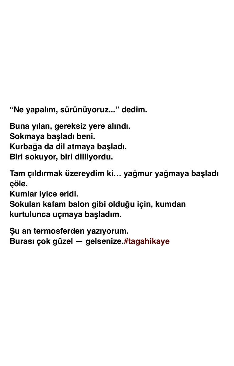 İyi gelmez mi çöl havası?